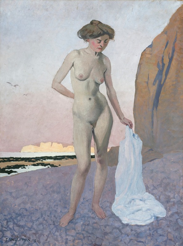 Félix Vallotton - On The Beach, 1905