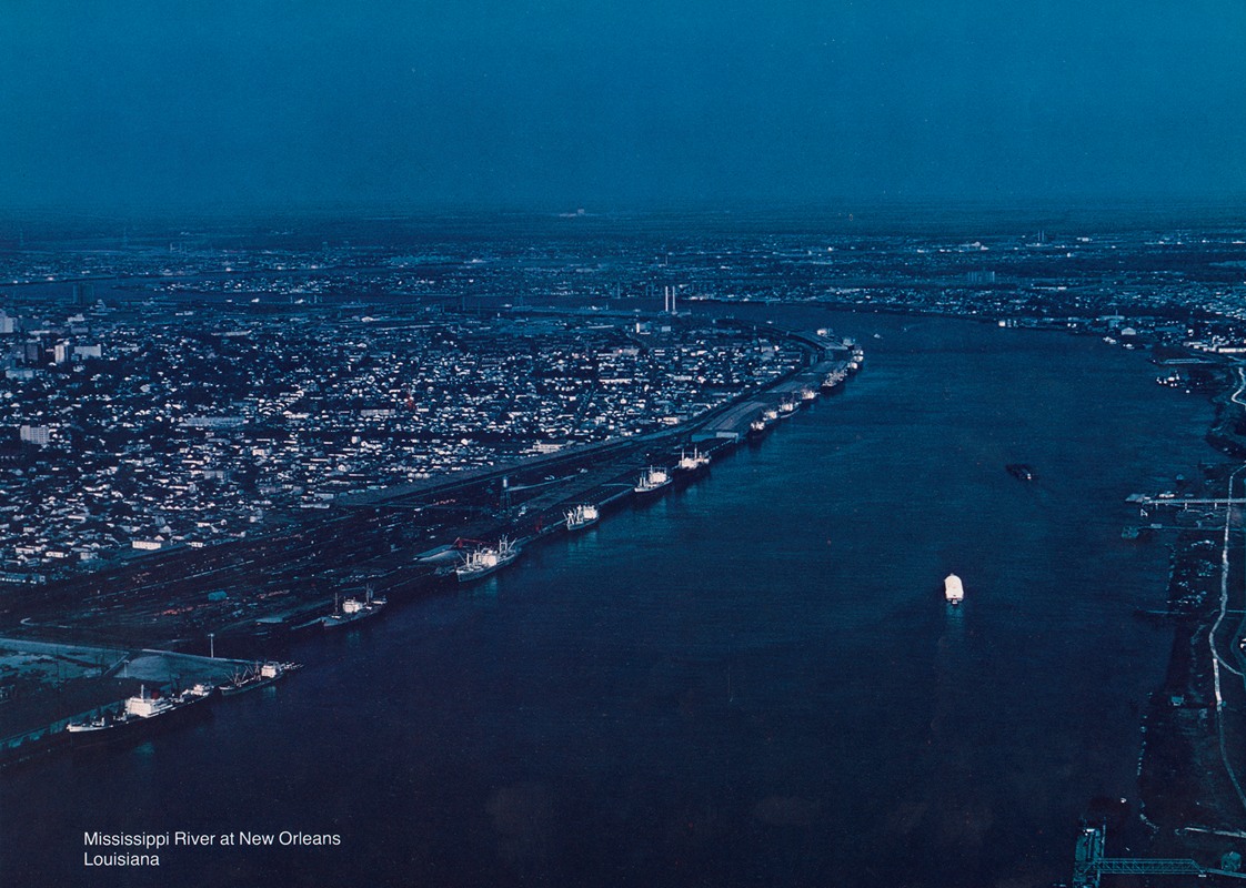 U.S. Information Agency - Scenically Yours, Mississippi River at New Orleans