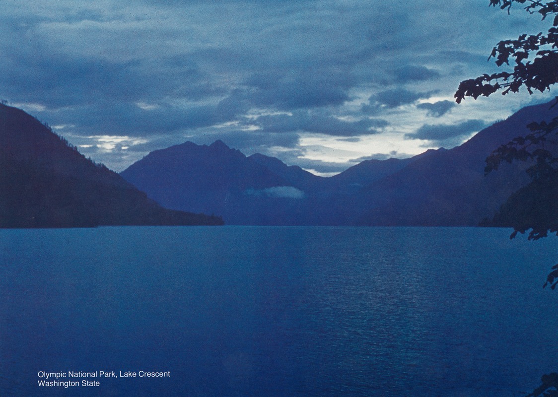 U.S. Information Agency - Scenically Yours, Olympic National Park, Lake Crescent, Washington State