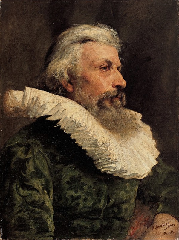 Francisco Domingo Marqués - Head Of A Gentleman