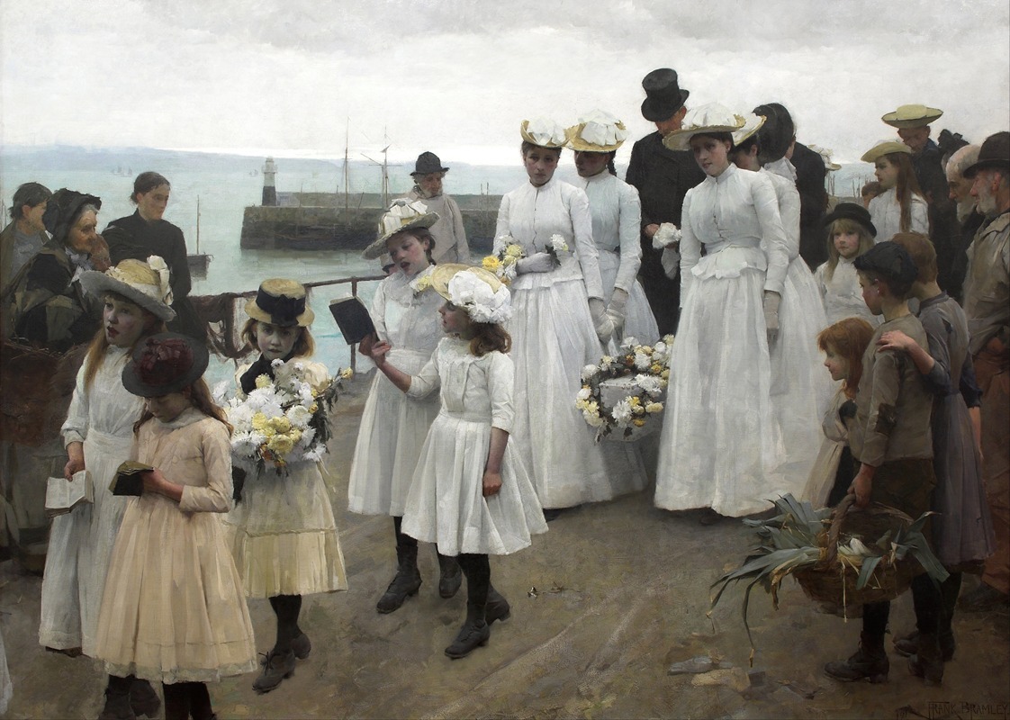 Frank Bramley - For of Such is the Kingdom of Heaven
