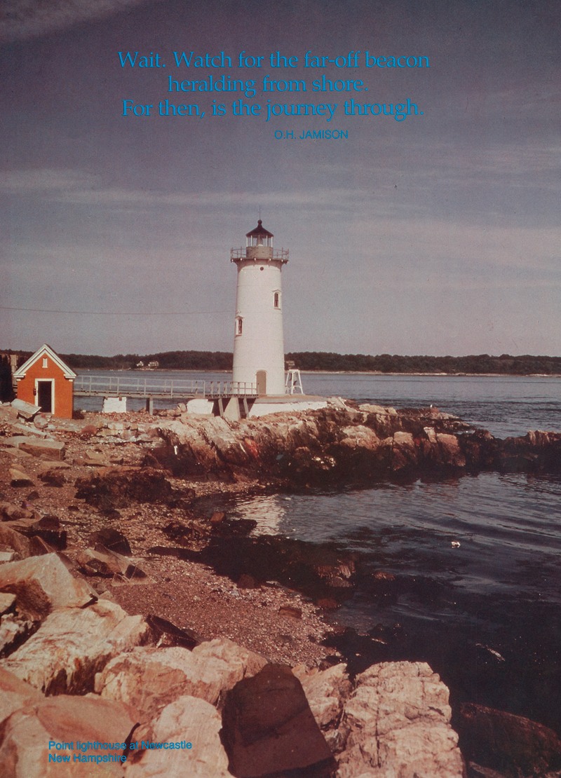 U.S. Information Agency - Scenically Yours, Point Lighthouse at New Castle, New Hampshire