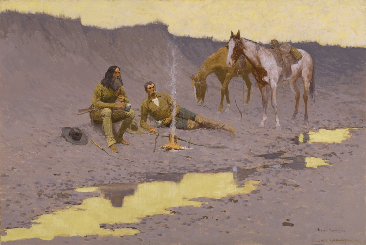 Frederic Remington - A New Year On The Cimarron