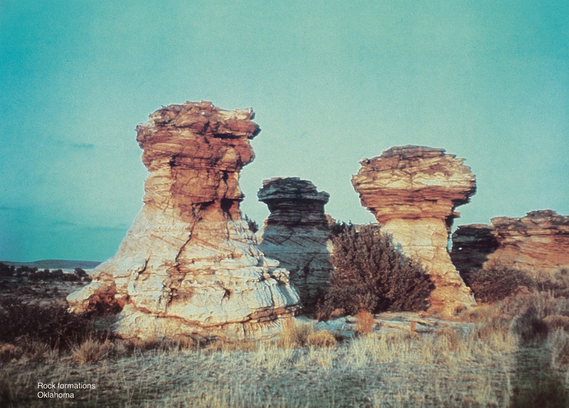 U.S. Information Agency - Scenically Yours, Rock formations, Oklahoma