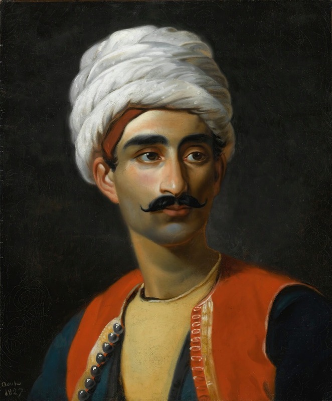 French School - Portrait Of Hassan El Berberi