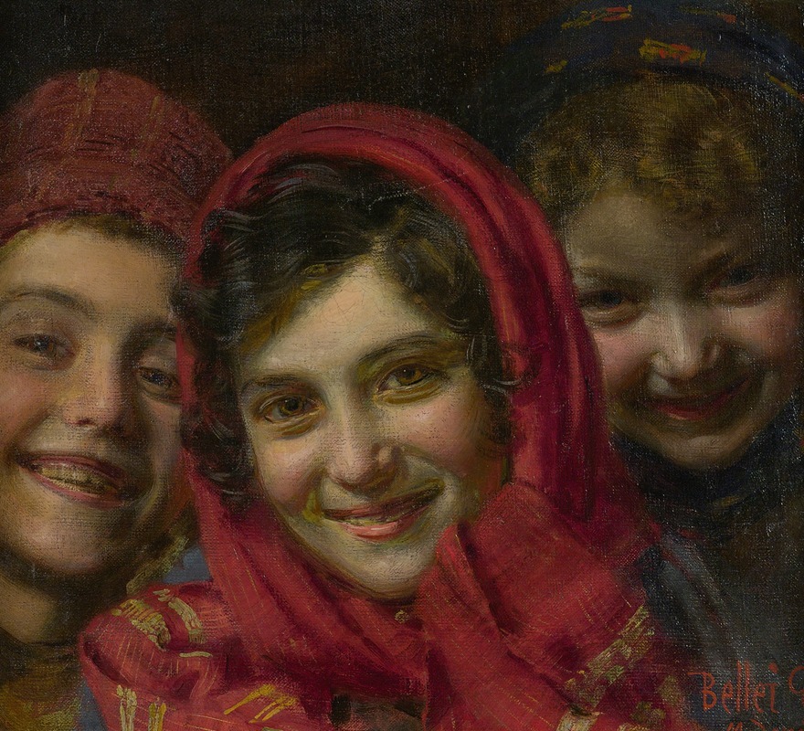 Gaetano Bellei - Three Children