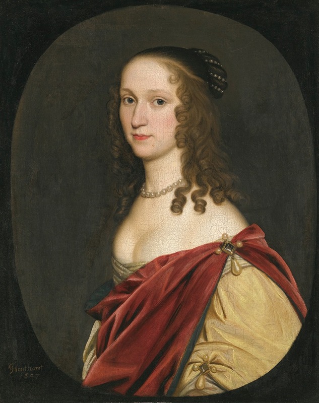 Gerard van Honthorst - Portrait Of A Lady