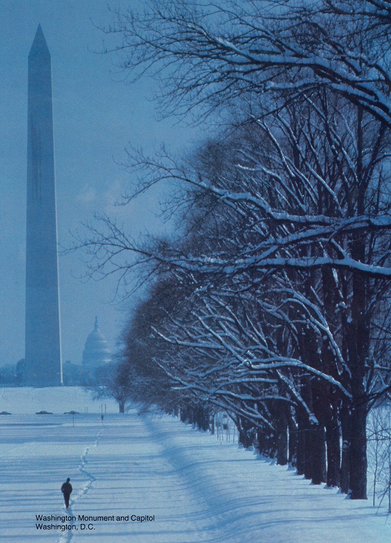 U.S. Information Agency - Scenically Yours, Washington Monument and Capitol, Washington, DC