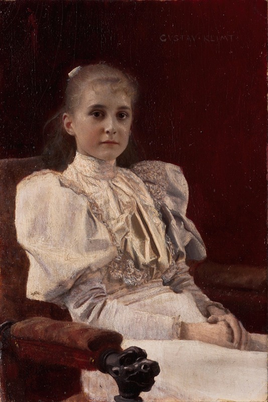 Gustav Klimt - Seated Young Girl