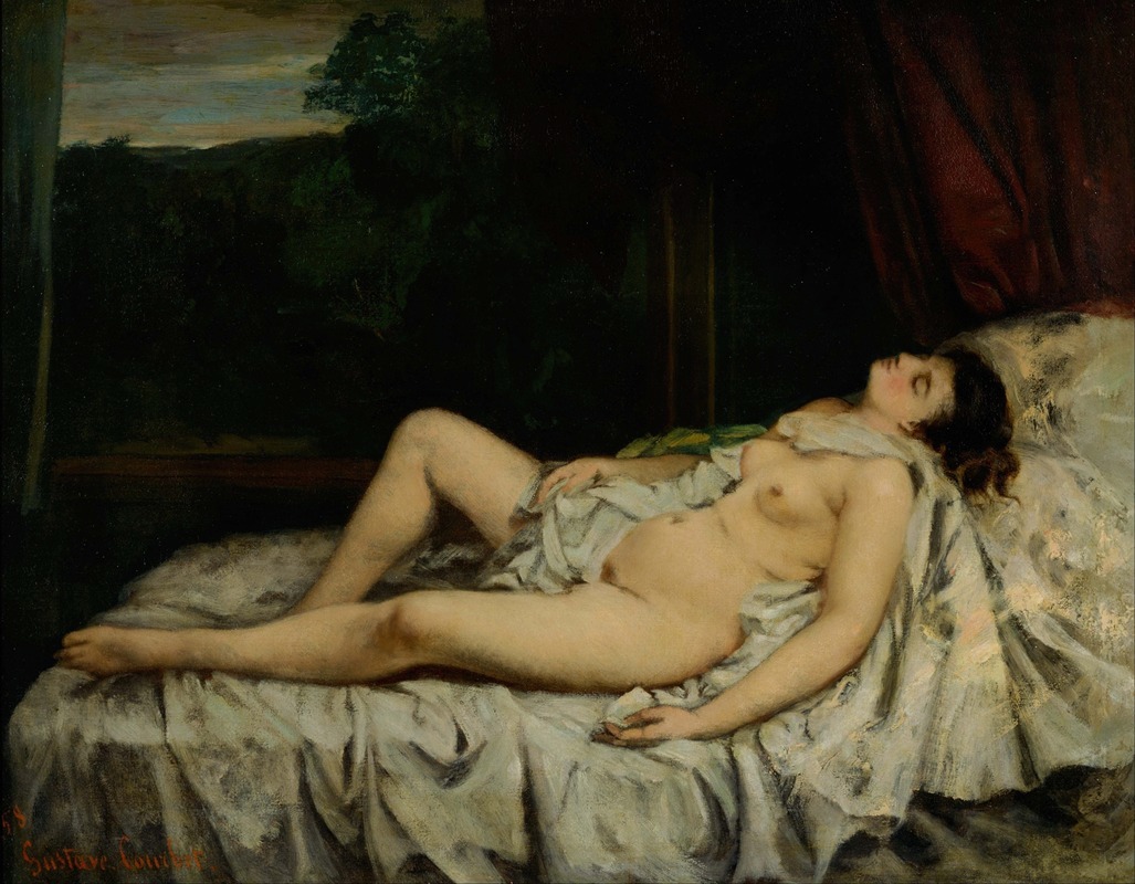 Gustave Courbet - Sleeping Nude