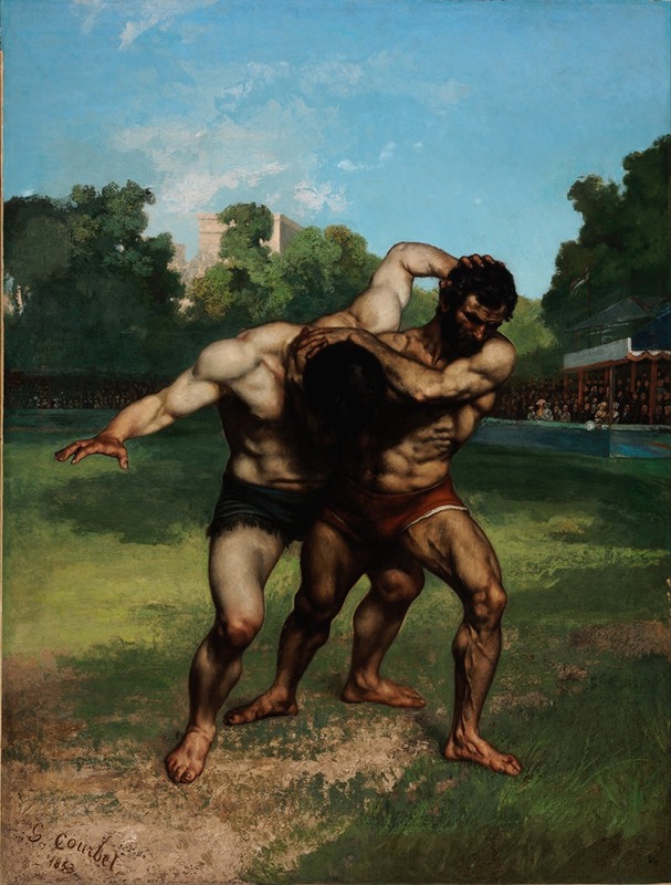 Gustave Courbet - The Wrestlers