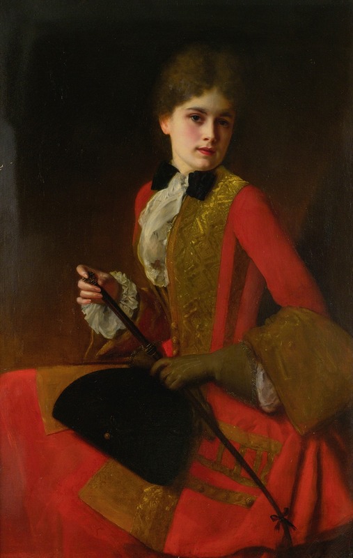 Gustave Jean Jacquet - Girl In A Riding Habit