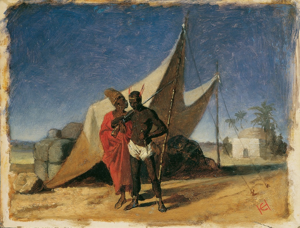 Hans Canon - Szene In Nordafrika