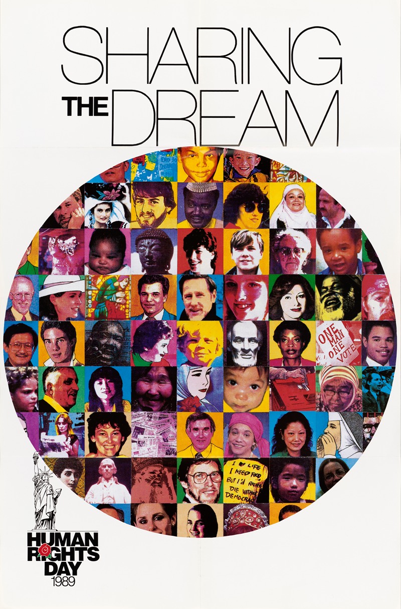 U.S. Information Agency - Sharing the Dream. Human Rights Day 1989.