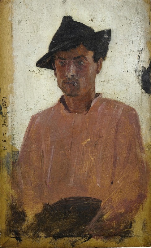 Henry Scott Tuke - Italian Man With Hat