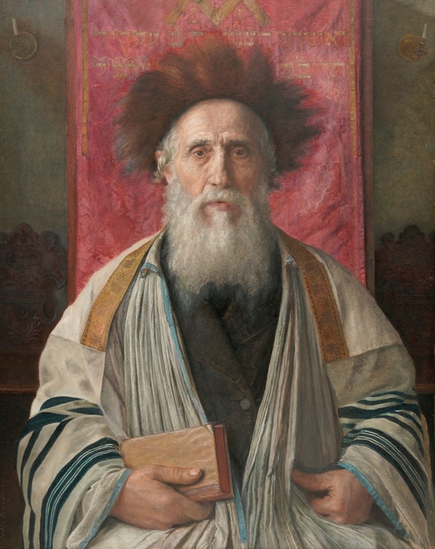 Isidor Kaufmann - Portrait Of A Rabbi