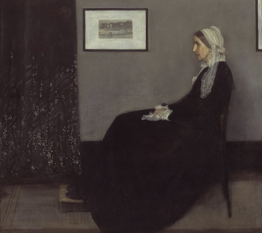 James Abbott McNeill Whistler - Portrait Of The Artist’s Mother