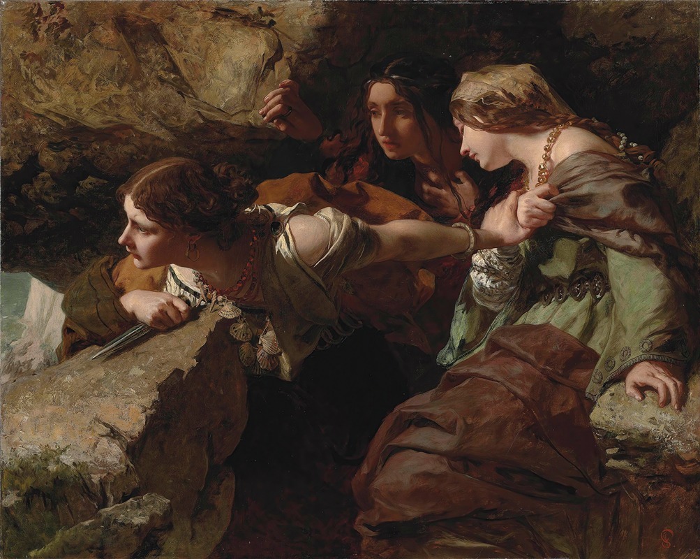 James Sant - Courage, Anxiety And Despair; Watching The Battle