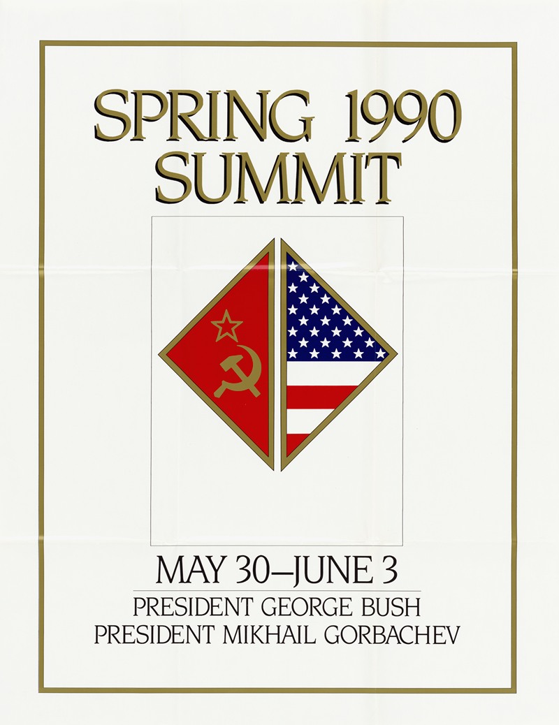 U.S. Information Agency - Spring 1990 Summit May 30- June 3. President George Bush, President Mikhail Gorbachev