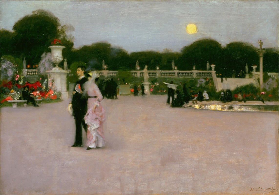 John Singer Sargent - In The Luxembourg Gardens