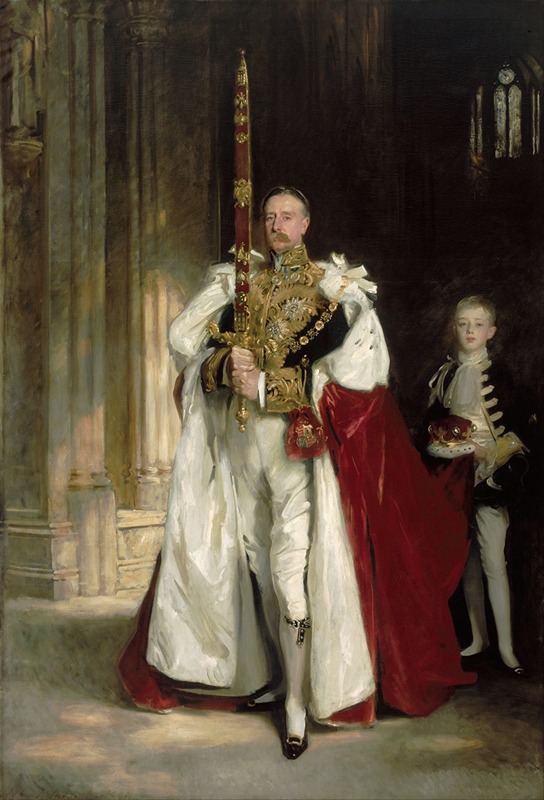 John Singer Sargent - Charles Stewart, Sixth Marquess Of Londonderry, Carrying The Great Sword Of State At The Coronation …