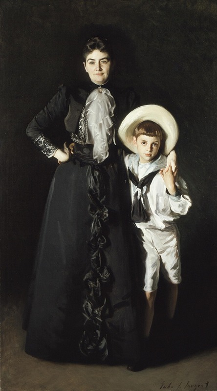 John Singer Sargent - Portrait Of Mrs. Edward L. Davis And Her Son, Livingston Davis
