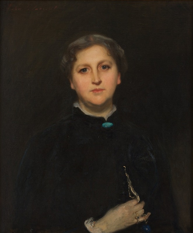 John Singer Sargent - Portrait Of Mrs. Raphael Pumpelly