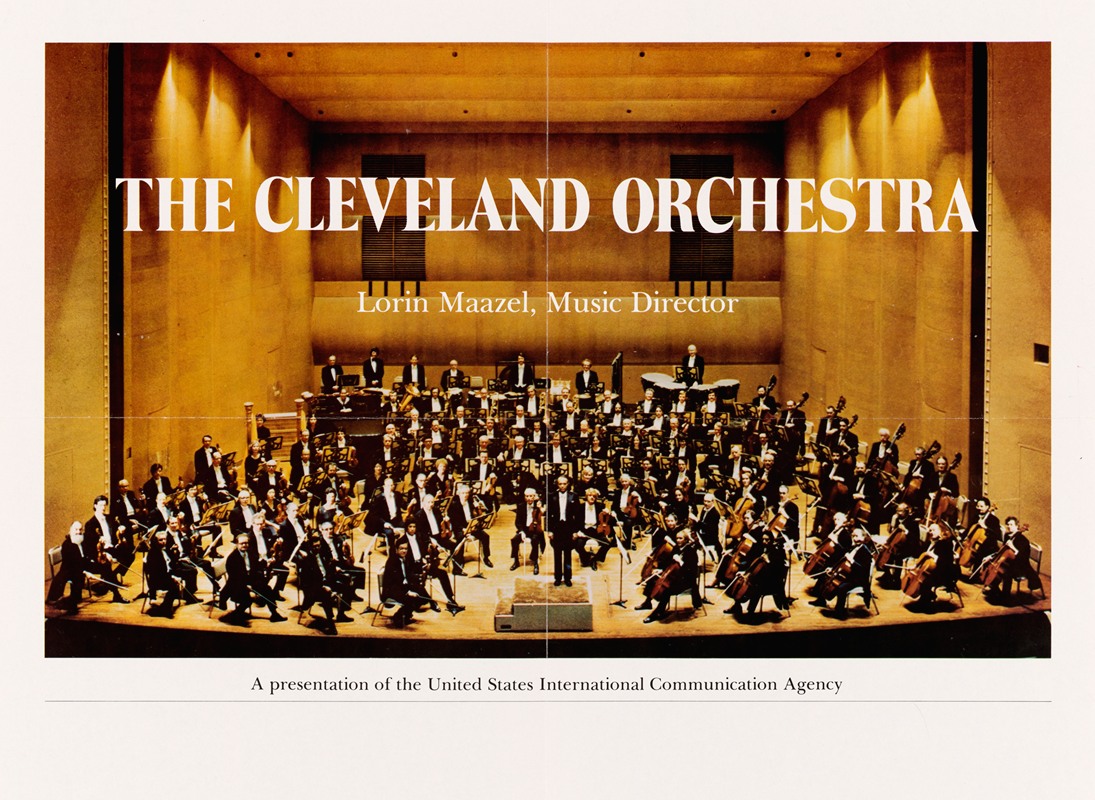 U.S. Information Agency - The Cleveland Orchestra. Lorin Maazel Music Director