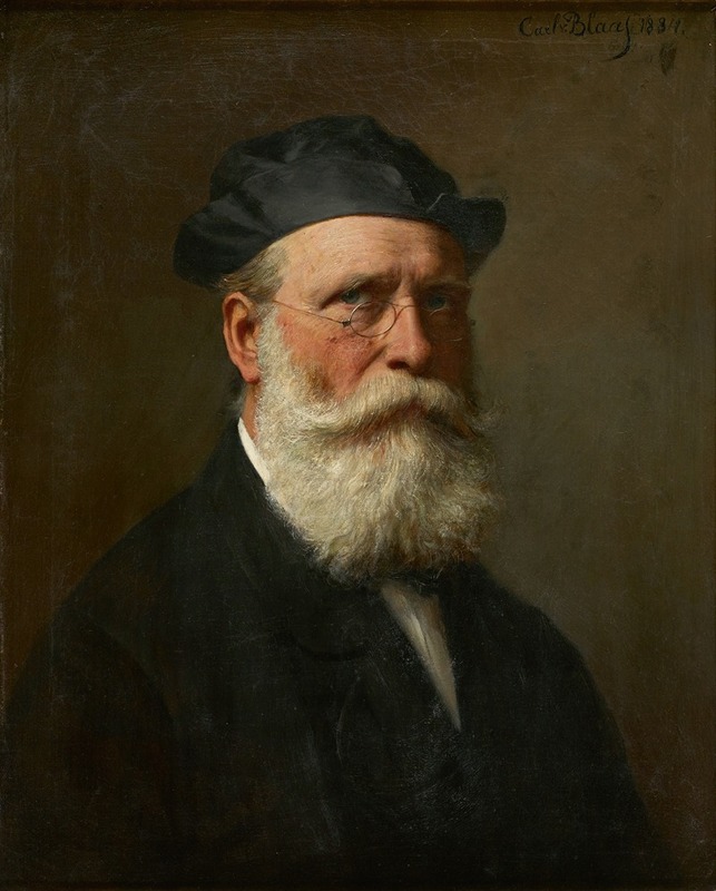 Karl von Blaas - Selbstporträt