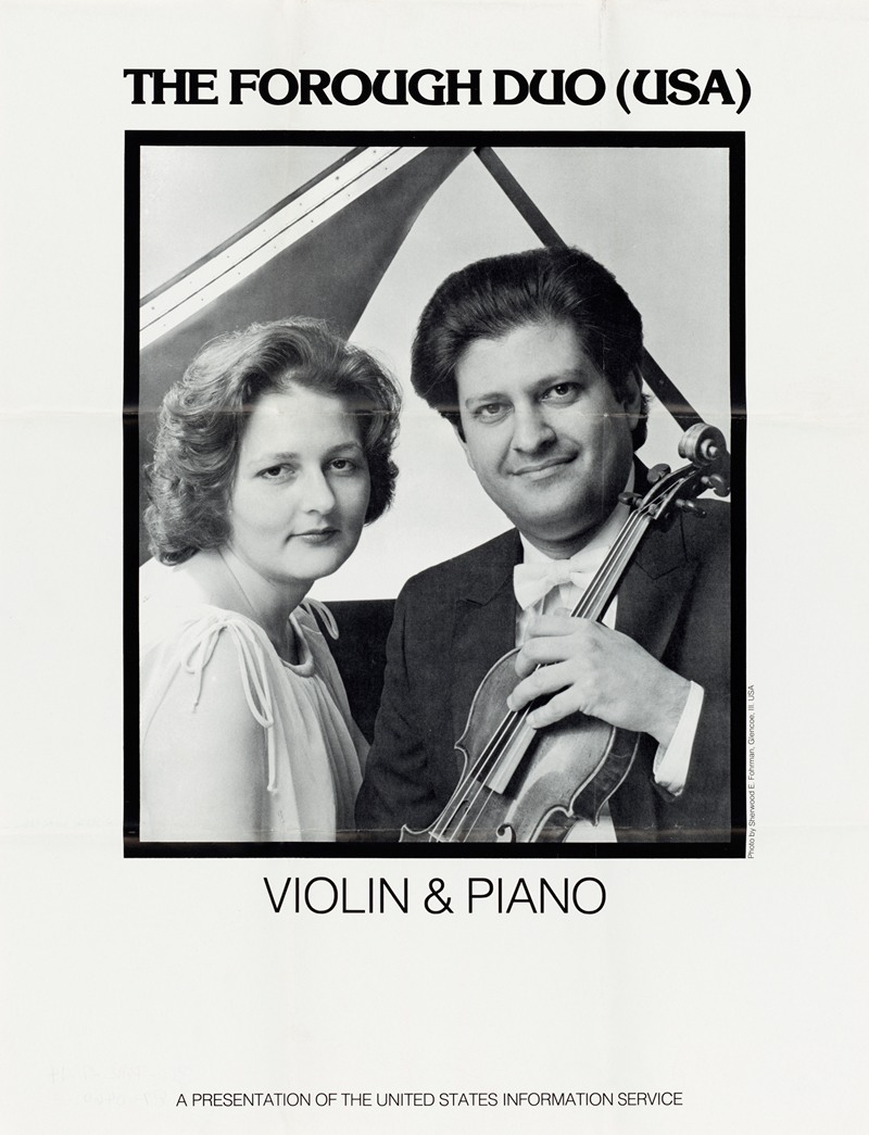 U.S. Information Agency - The Forough Duo (Usa). Violin & Piano