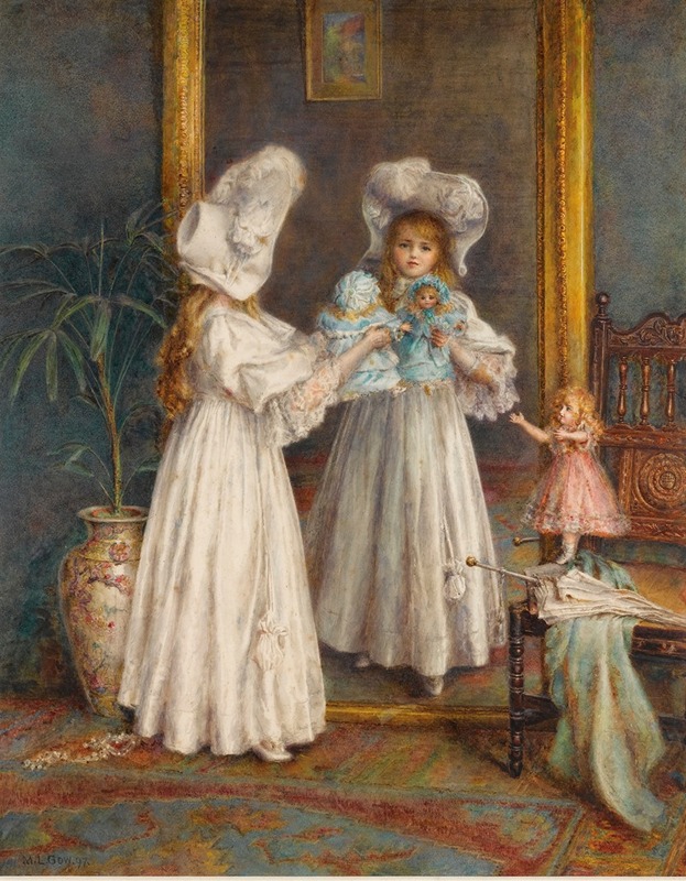 Mary Lightbody Gow - Playing With Her Dolls
