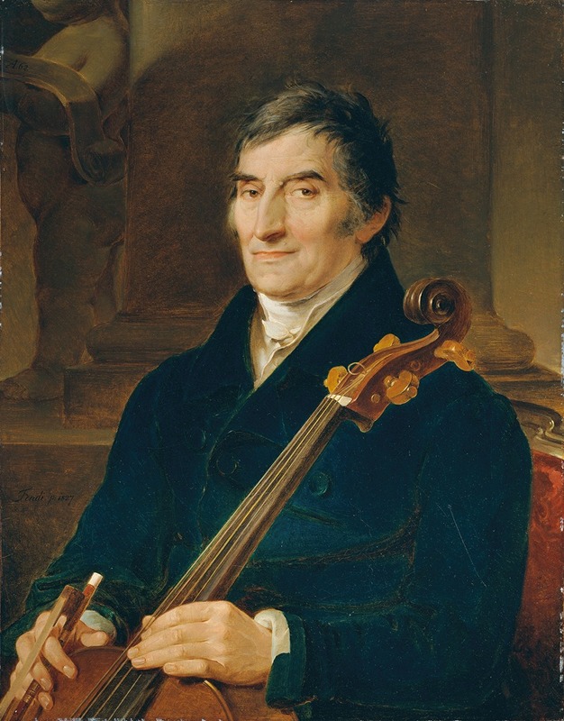 Peter Fendi - Der Cellist Franz Wödl
