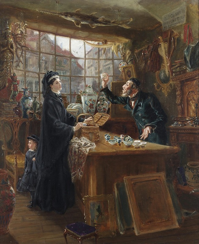 Ralph Hedley - The Old China Shop