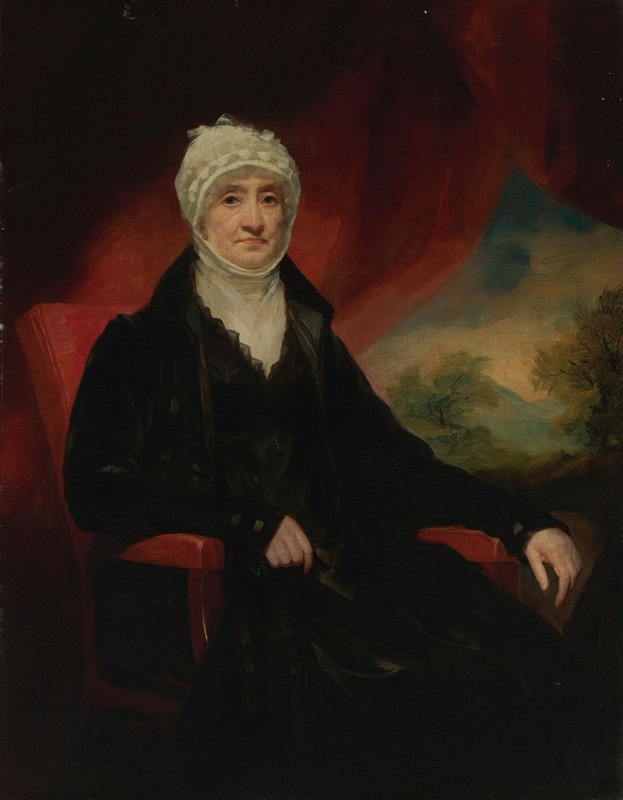 Sir Henry Raeburn - Portrait Of A Lady, Said To Be Mrs. Marion Corry Gilchrist