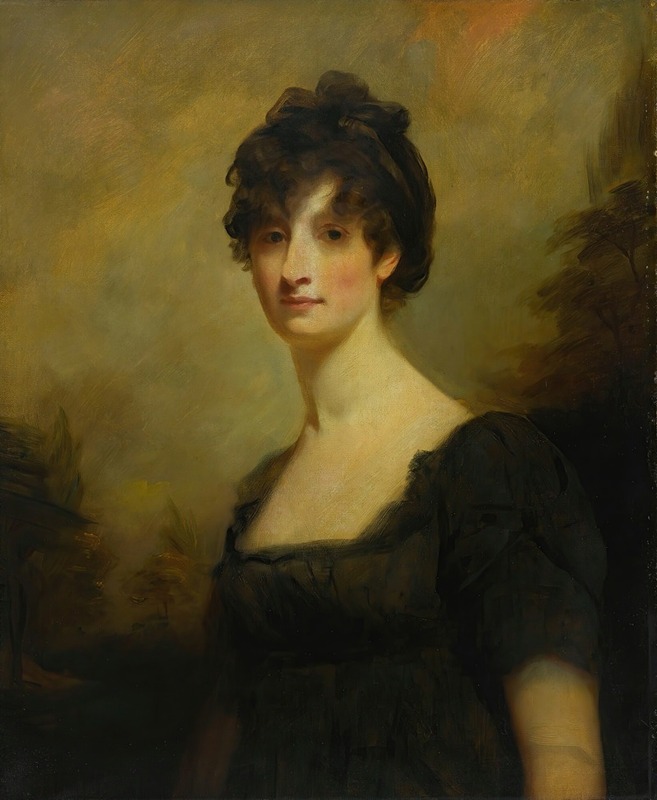 Sir Henry Raeburn - Portrait Of Mrs. Blair