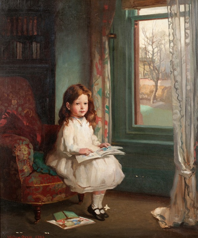 William Orpen - Portrait Of Clara Hughes