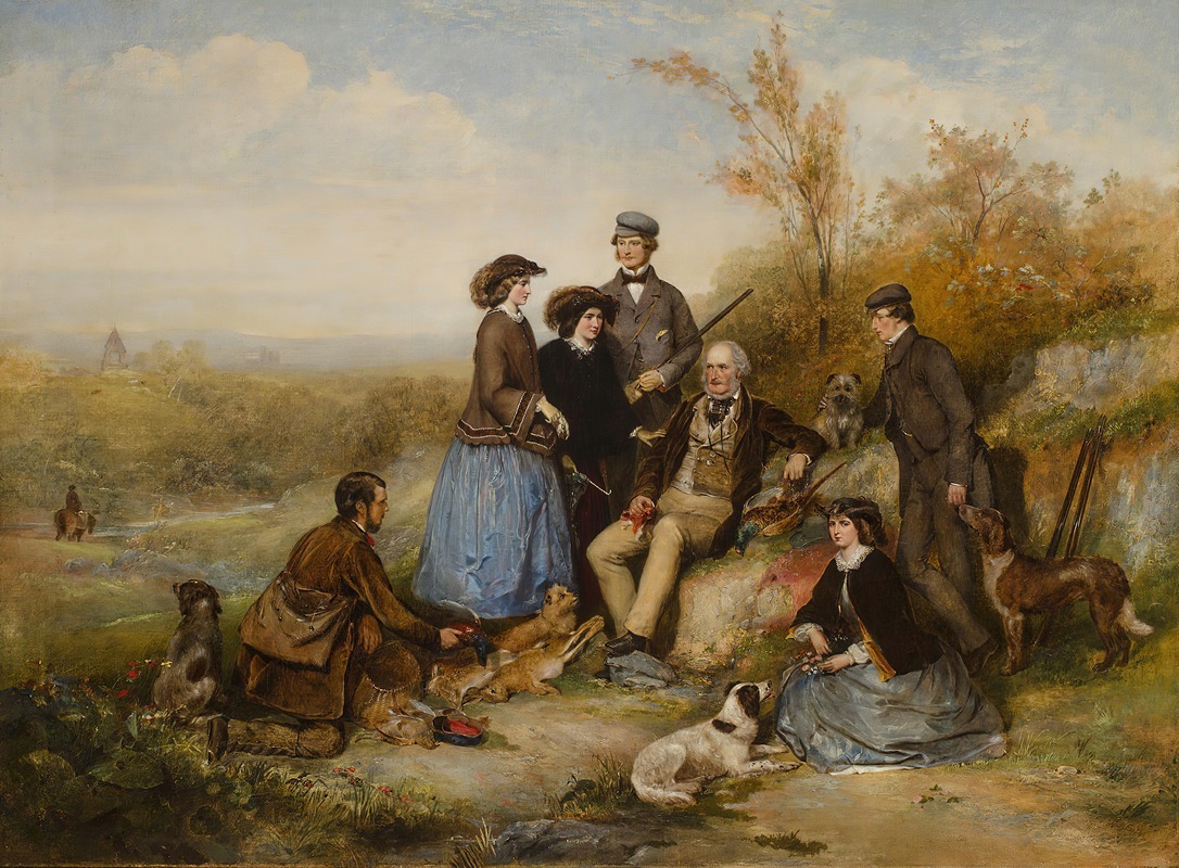 William Powell Frith - The Shooting Party