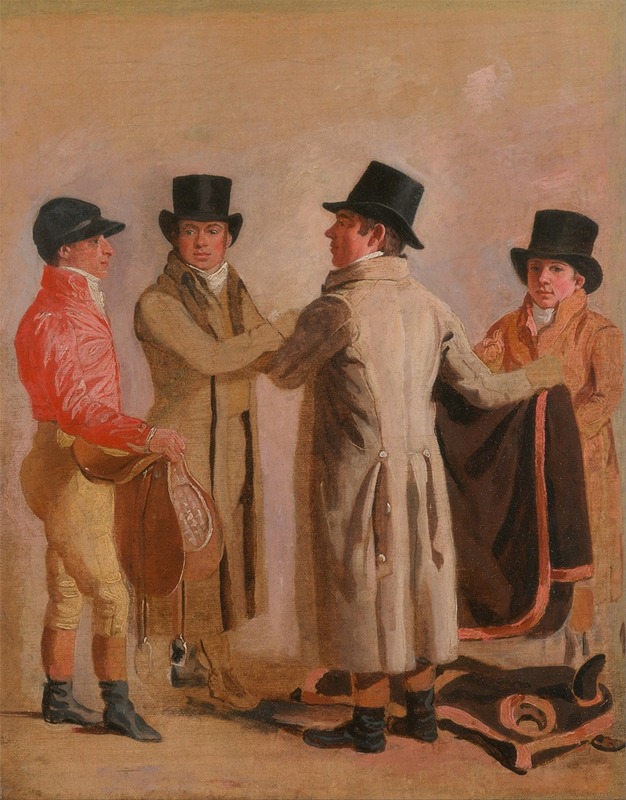 Benjamin Marshall - The Jockey Frank Buckle, The Owner-Breeder John Wastell, His Trainer Robert Robson, And A Stable-Lad