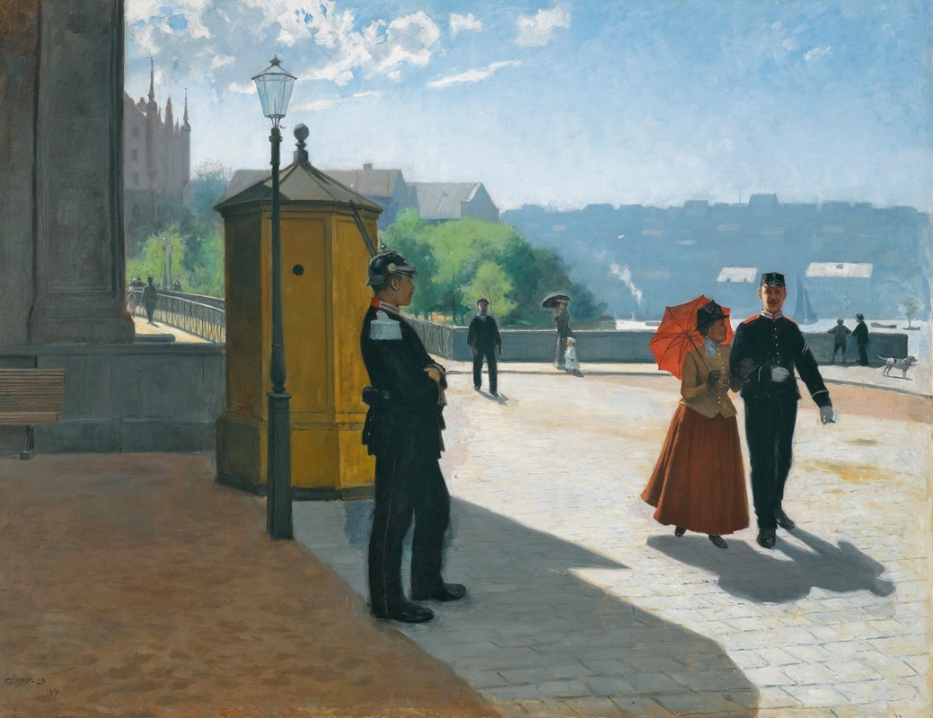 Carl Hedelin - Soldiers Outside The Nationalmuseum, Stockholm