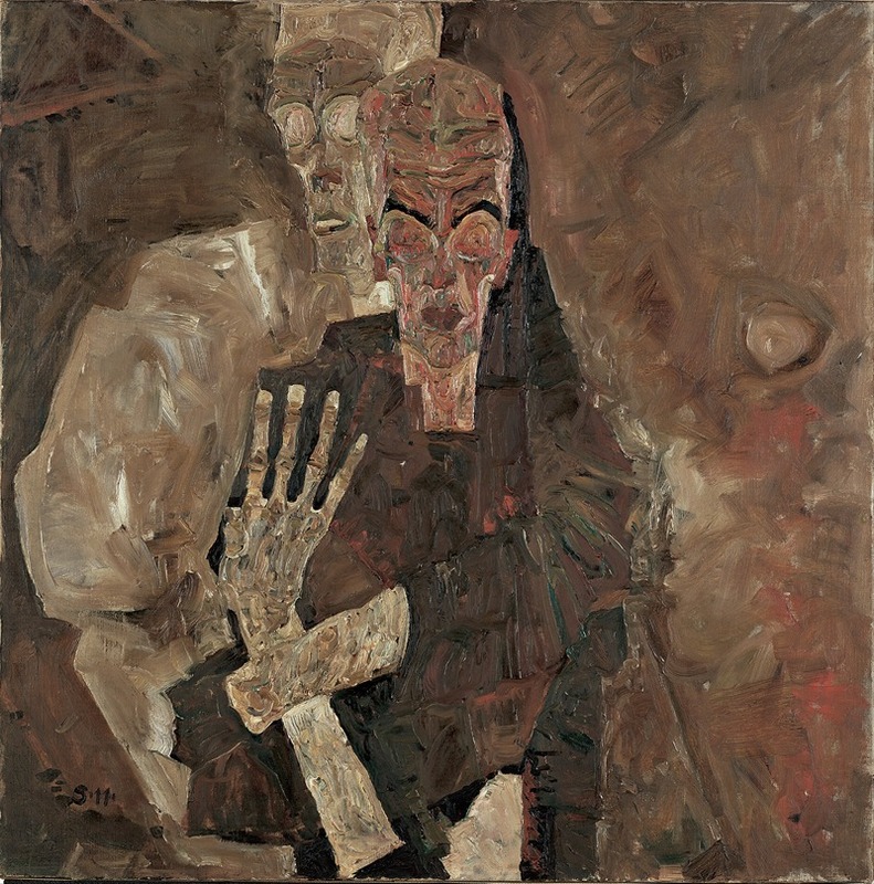 Egon Schiele - Self-Seer II (Death And Man)