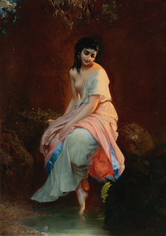 Etienne Adolphe Piot - The Bather