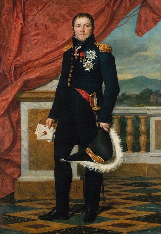 Jacques Louis David - Portrait Of French Politician And Soldier Étienne Maurice Gérard