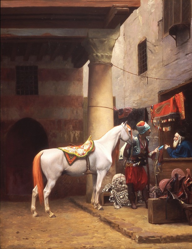 Jean-Léon Gérôme - The Saddle Bazaar, Cairo