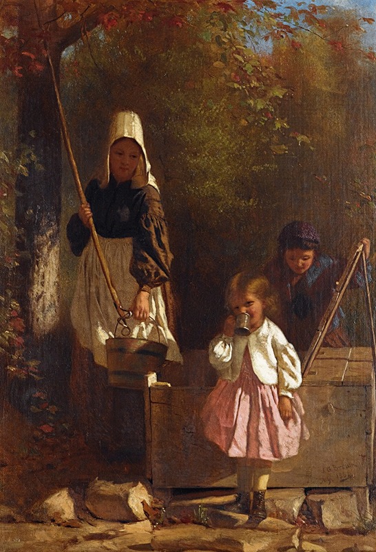 John George Brown - At The Well