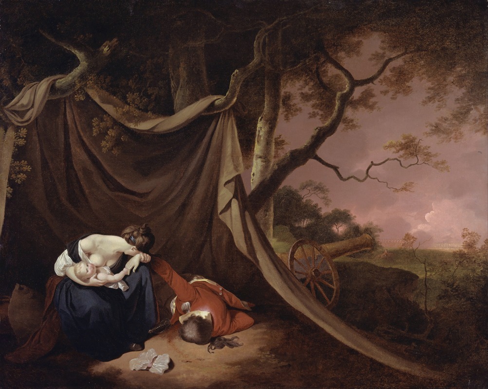 Joseph Wright of Derby - The Dead Soldier