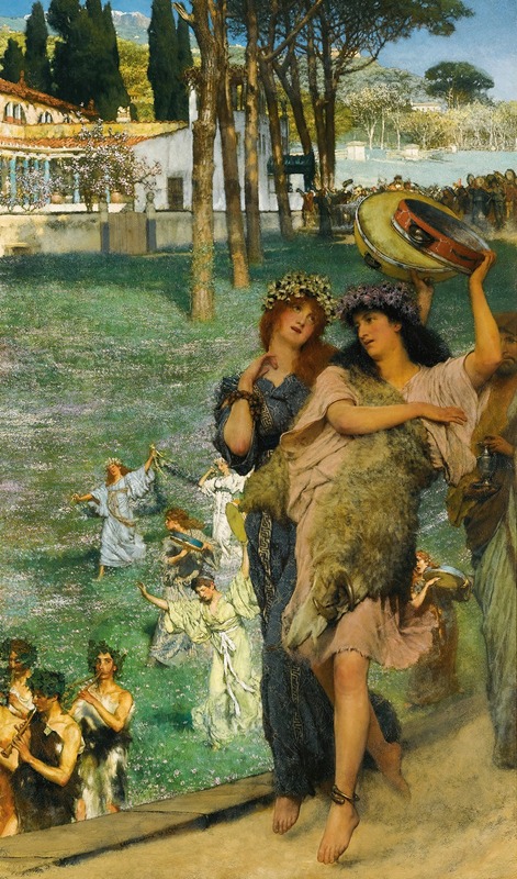 Lawrence Alma-Tadema - A Spring Festival (On The Road To The Temple Of Ceres)