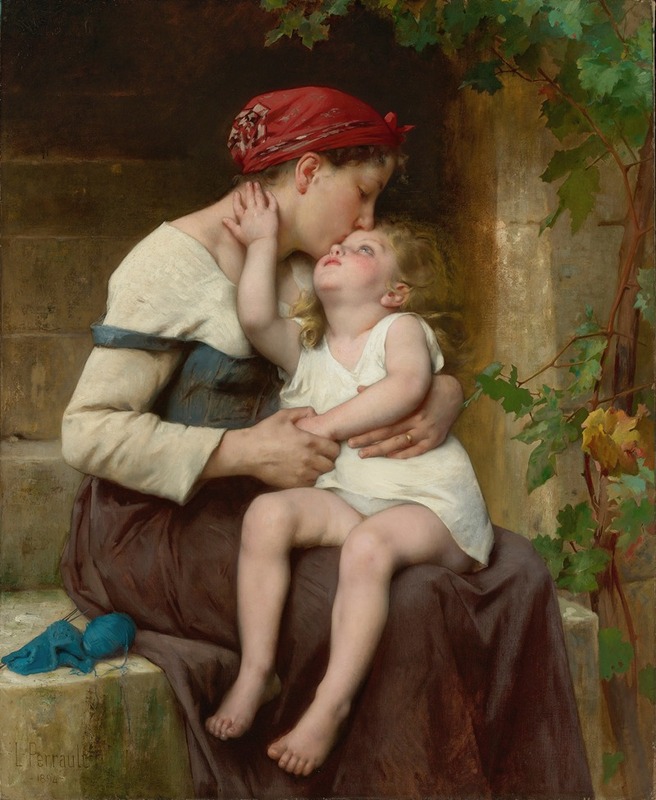 Léon-Jean-Basile Perrault - Mother With Child