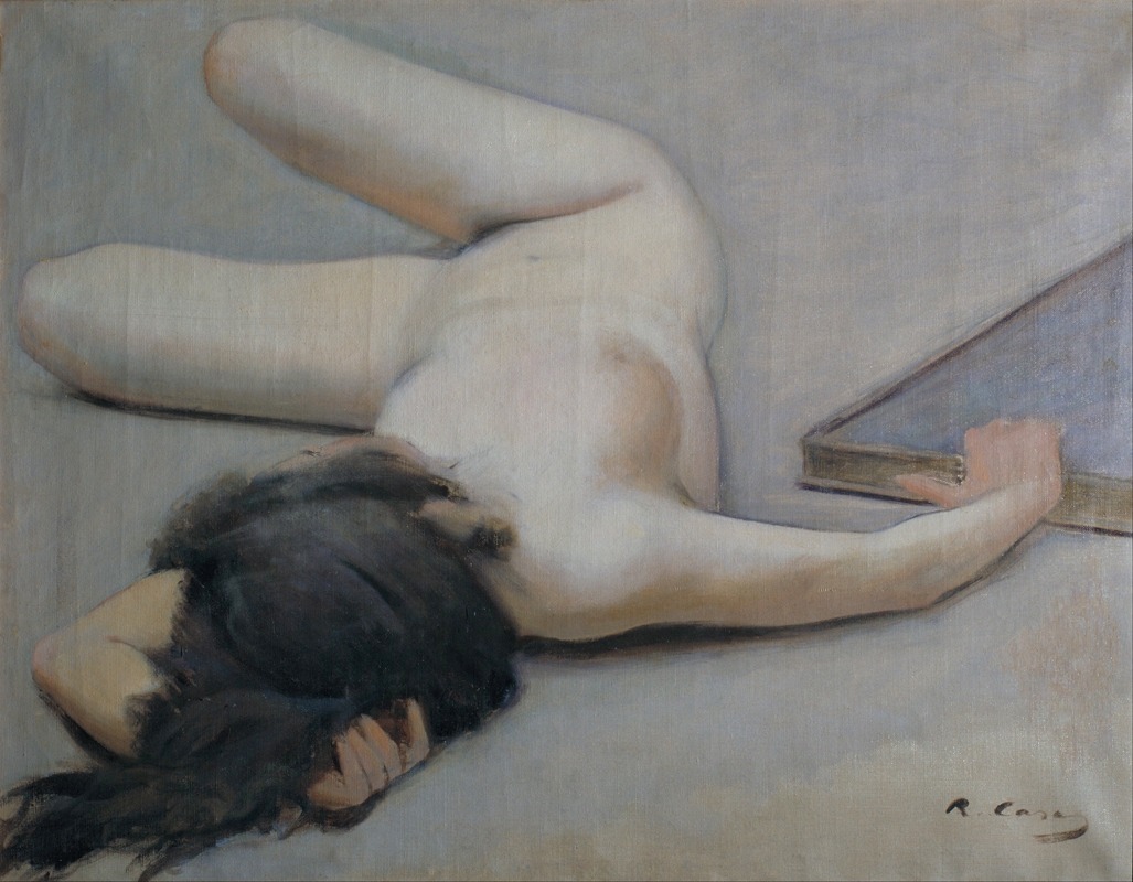 Ramón Casas - Female Nude