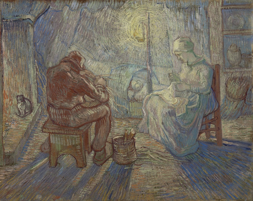 Vincent van Gogh - Night (After Millet)
