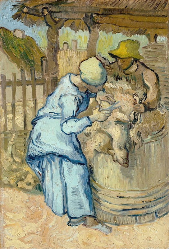 Vincent van Gogh - The Sheep-Shearer (After Millet)